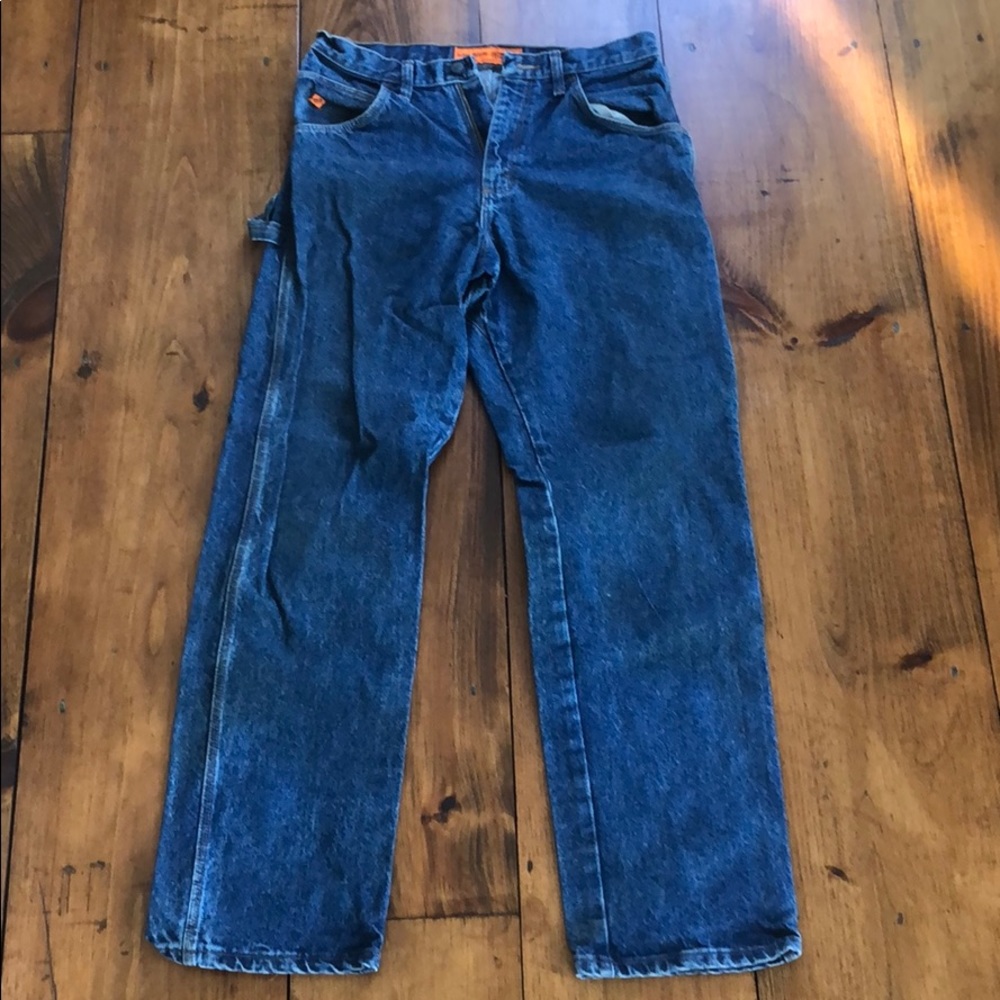 Wrangler FR Work Cargo Blue Jean 32 x 34